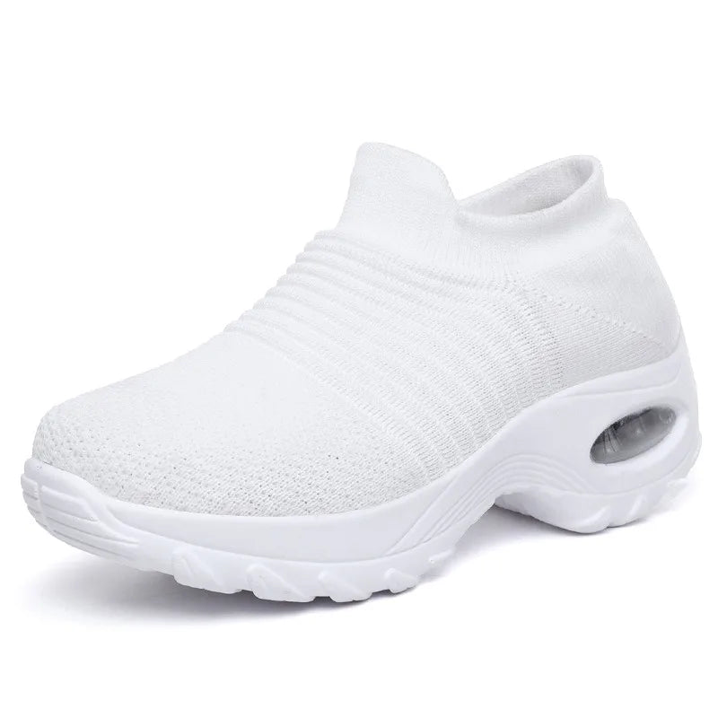 Naisten Orthopediset Sneakerit Alustalla Musta Valkoinen Punainen 9