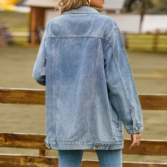 Naisten Oversize Retrojakke 2