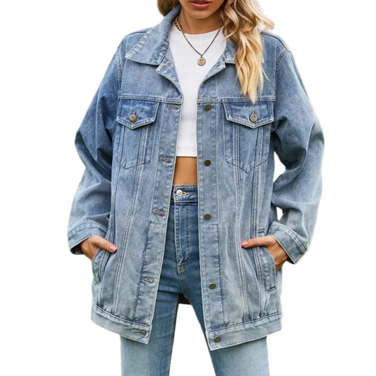 Naisten Oversize Retrojakke 3