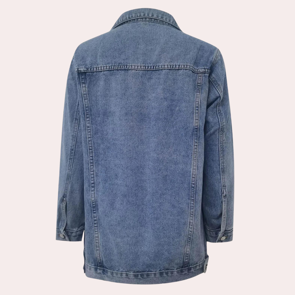 Naisten Oversize Retrojakke 5
