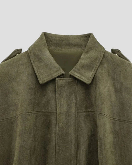 Naisten Oversized Bomber-takki Vetoketjulla 3