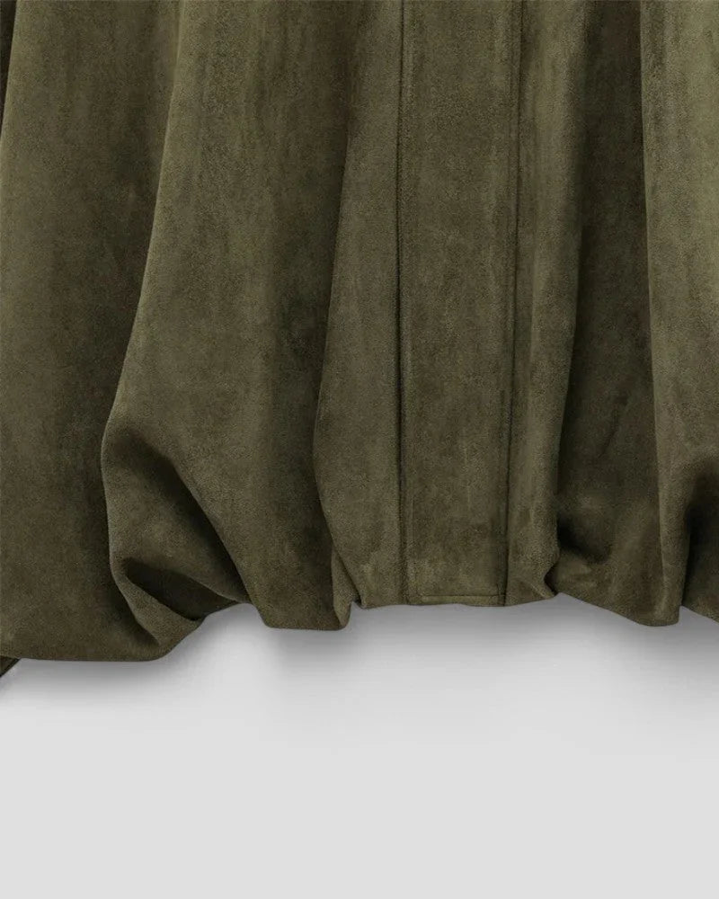 Naisten Oversized Bomber-takki Vetoketjulla 5