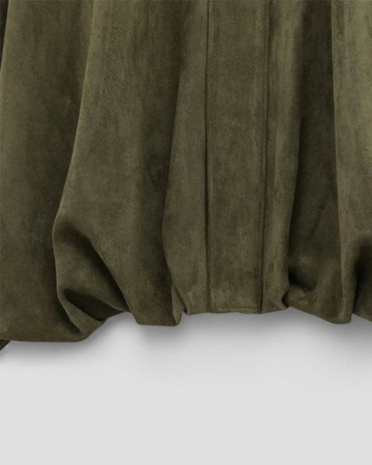 Naisten Oversized Bomber-takki Vetoketjulla 5