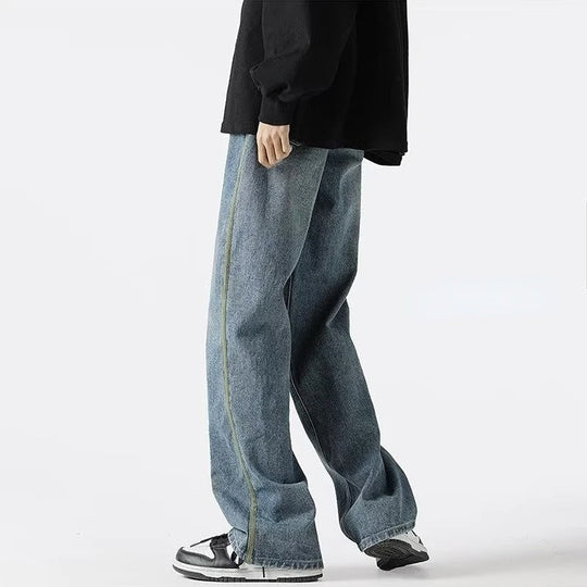 Naisten Oversized Farkut Pehmeä Denim 1