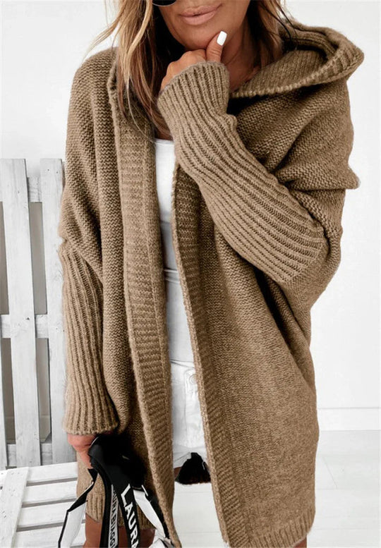 Naisten Oversized Neulecardigan Hupparilla Syksy/Talvi 2