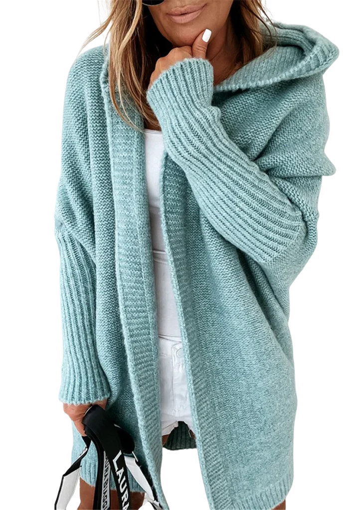 Naisten Oversized Neulecardigan Hupparilla Syksy/Talvi 3