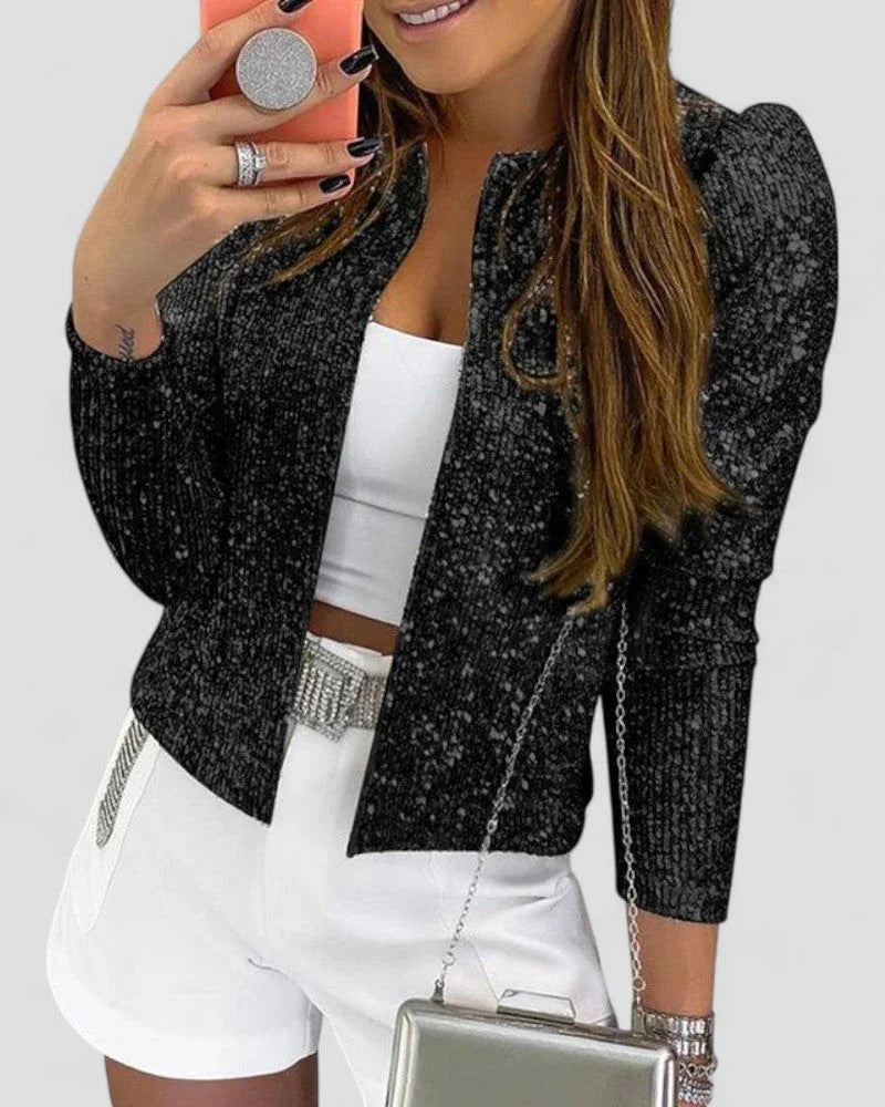 Naisten Paljettijuhlatakki Glamourilla 2