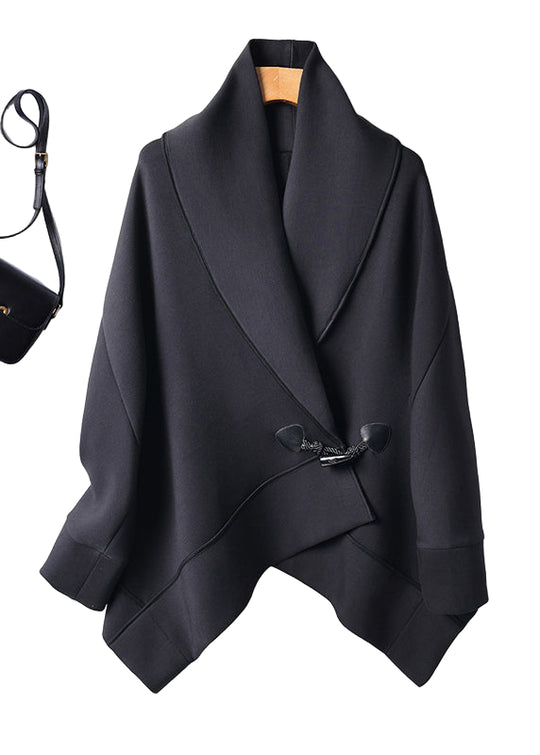 Naisten Peter Pan Kauluksellinen Takki Batwing Hihoilla 0