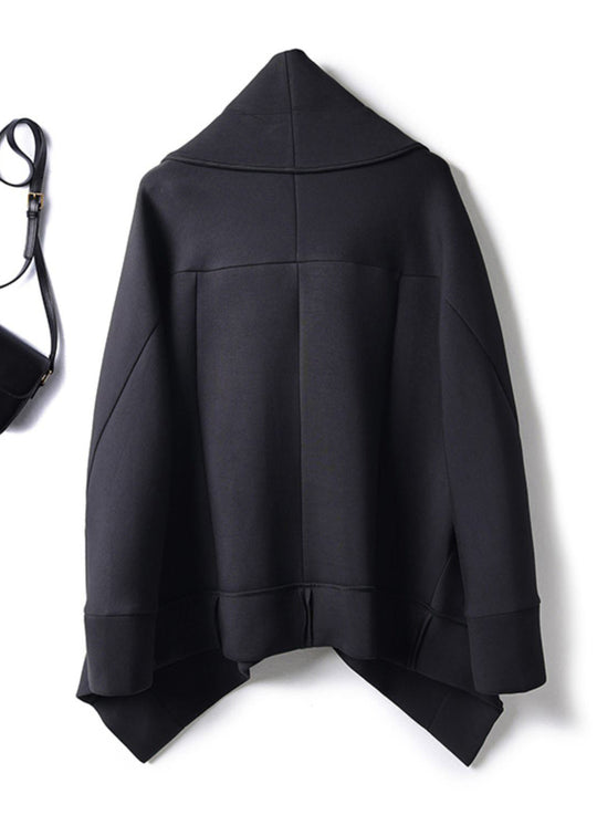 Naisten Peter Pan Kauluksellinen Takki Batwing Hihoilla 1