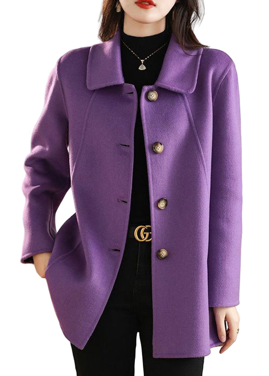 Naisten Peter Pan Kauluspainike Villatakki Syksyyn 0