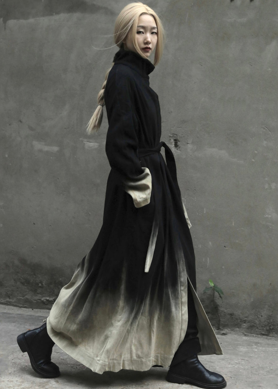 Naisten Pitkä Denim Takki Gradient Väri 2