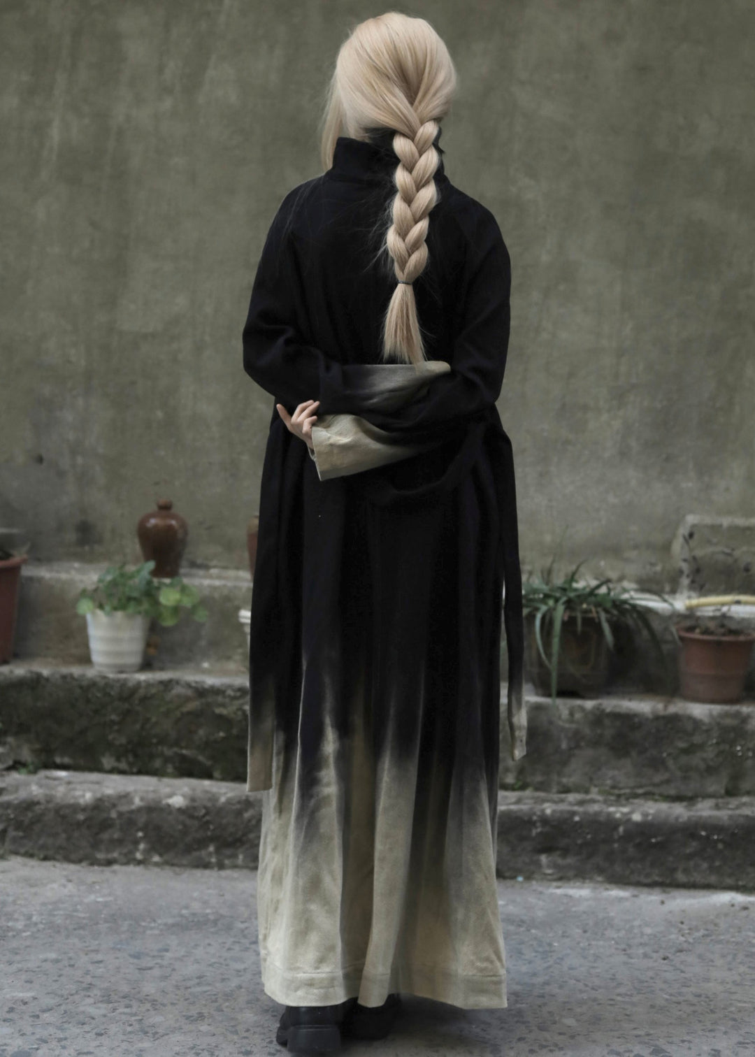 Naisten Pitkä Denim Takki Gradient Väri 4