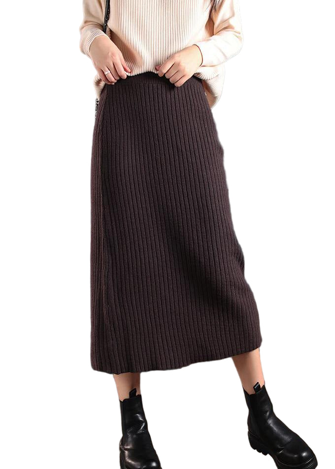 Naisten Pitkä Hame Joustavalla Vyötäröllä Trendikäs Keväthame 0