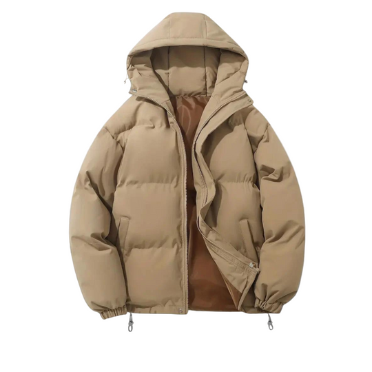 Naisten Pitkä Hupullinen Talvitakki Tyylikkäällä Muotoilulla 0