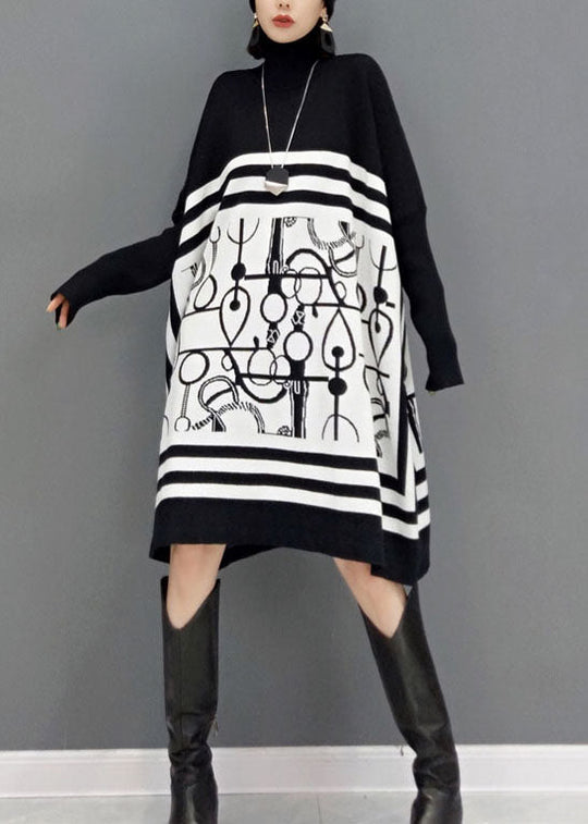 Naisten Pitkä Mekko Korkealla Kauluksella 1