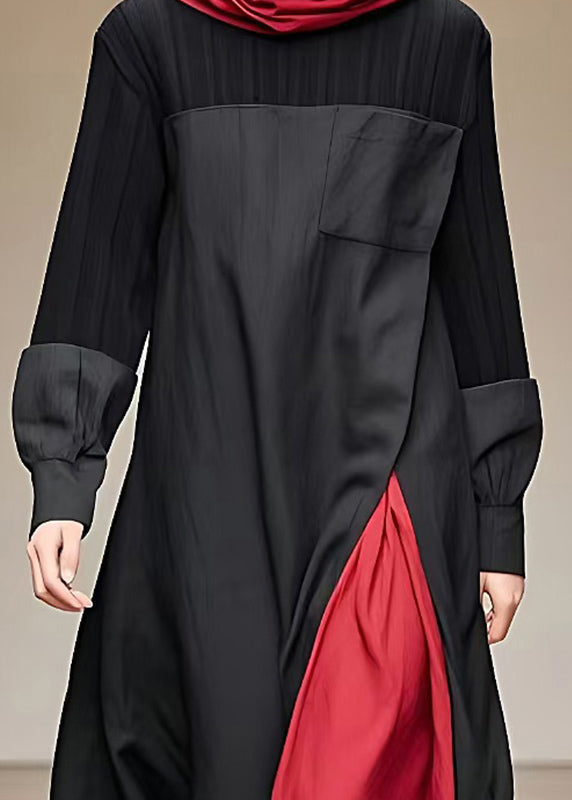 Naisten Pitkä Mekko Turtleneck Muotoilu 3