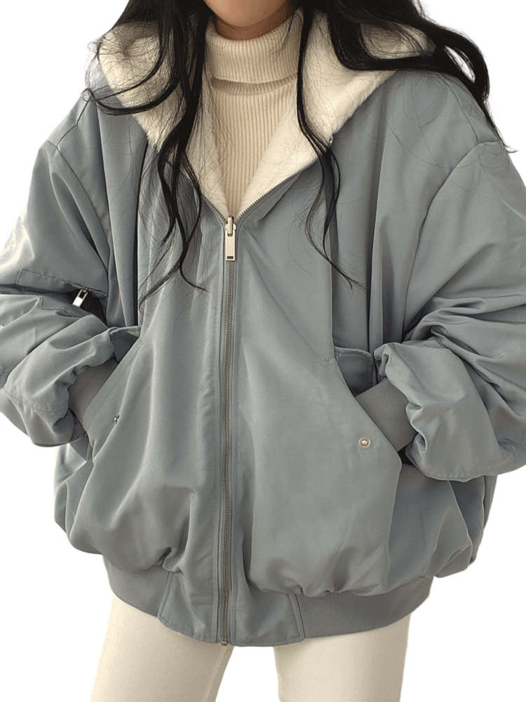 Naisten Pitkä Toppatakki Ylisuuri Mukavuus Talvella 0