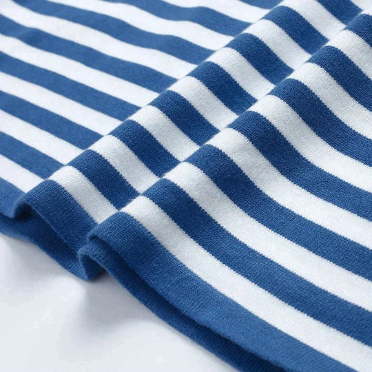 Naisten Pitkähiha T-paita Raitakuosisella Designilla 5