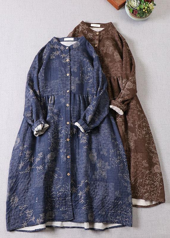 Naisten Pitkähihainen Mekko Napilla 0