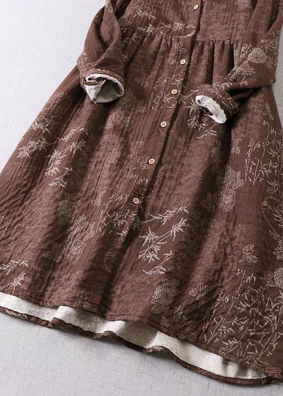 Naisten Pitkähihainen Mekko Napilla 2