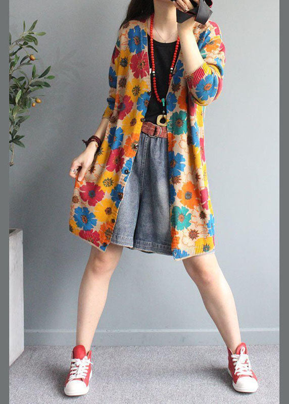 Naisten Pitkähihainen Neulecardigan V-kaula-aukolla 3