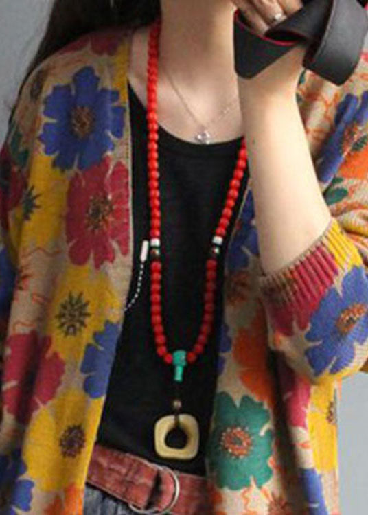 Naisten Pitkähihainen Neulecardigan V-kaula-aukolla 4