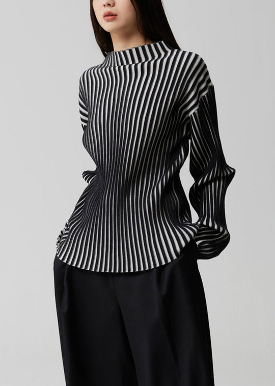 Naisten Pitkähihainen Raidallinen Neulepaita 3