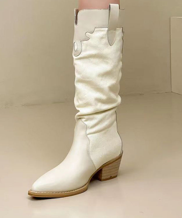 Naisten Pitkät Saappaat Chunky Tyylillä 1