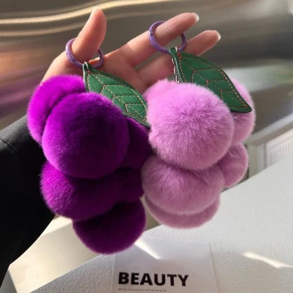 Naisten Pom Pom Avaimenperä Leikkisä ja Värikäs 0