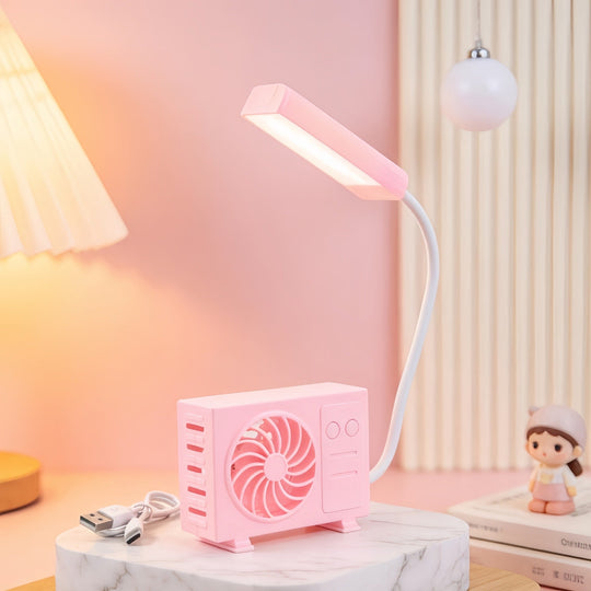 Naisten Pöytävalaisin USB-tuulettimella Moderni 6