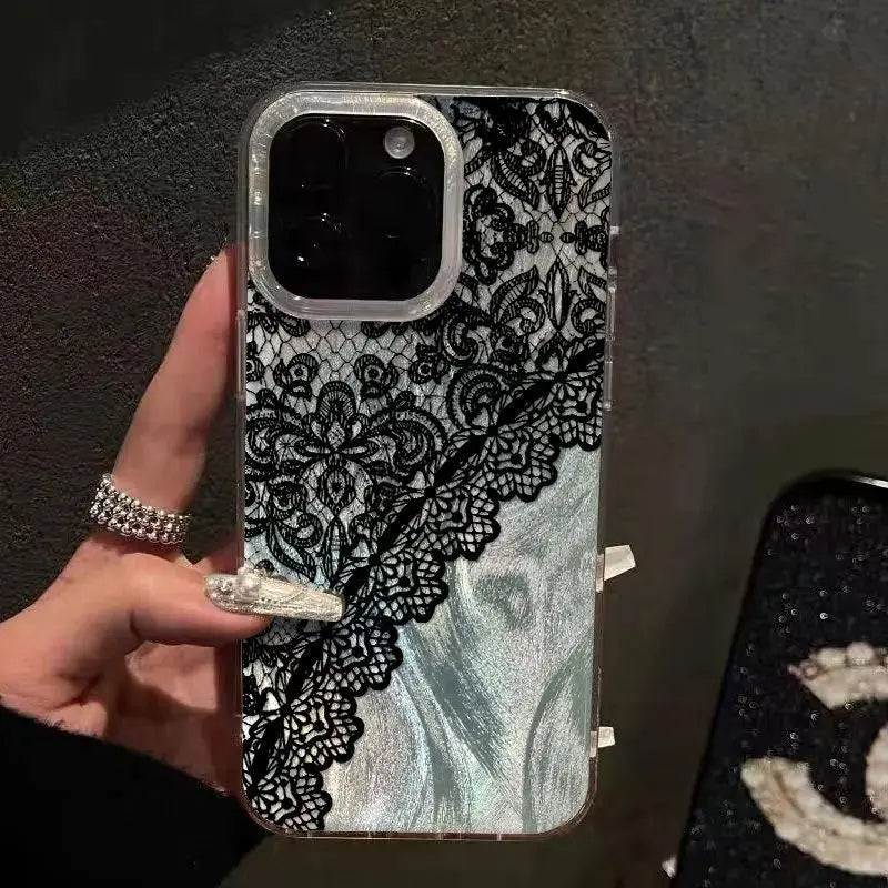 Naisten Puhelinkotelo iPhone 17 Kaunis Pitsikuviointi 1