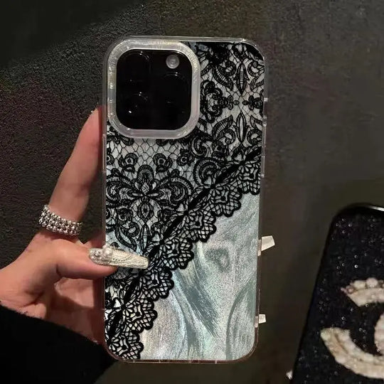 Naisten Puhelinkotelo iPhone 17 Kaunis Pitsikuviointi 1