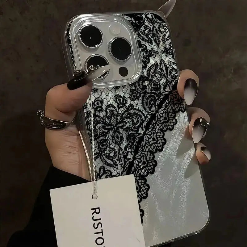 Naisten Puhelinkotelo iPhone 17 Kaunis Pitsikuviointi 2