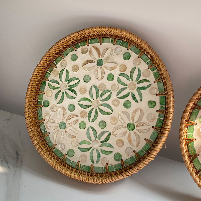 Naisten Pyöreä Mosaiikkitarjoilulautanen 4