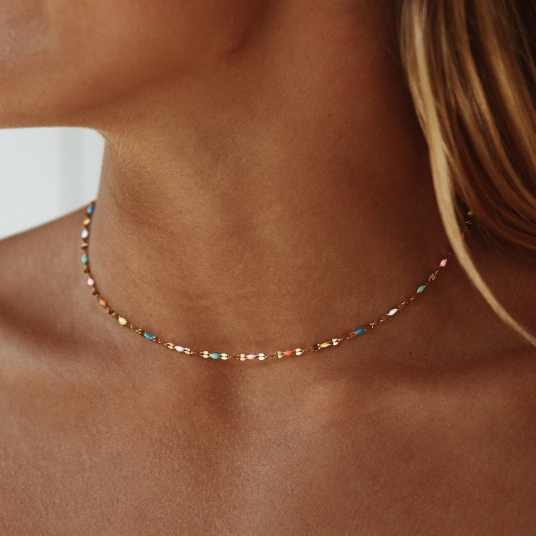 Naisten Rainbow Choker -kaulakoru 0