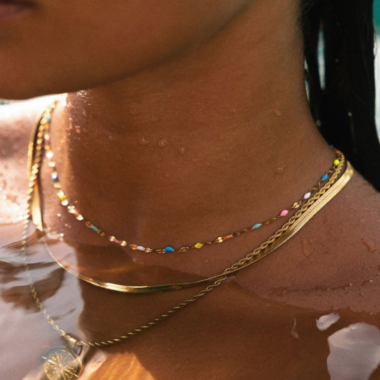 Naisten Rainbow Choker -kaulakoru 2