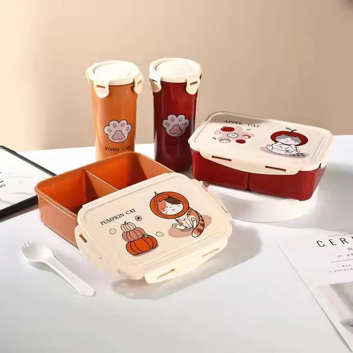 Naisten Ruokasäilytysastia Kissateemalla Leikkisä Design 7