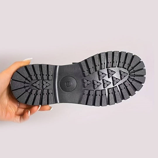 Naisten Suede Loaferit Paksulla Pohjalla 8