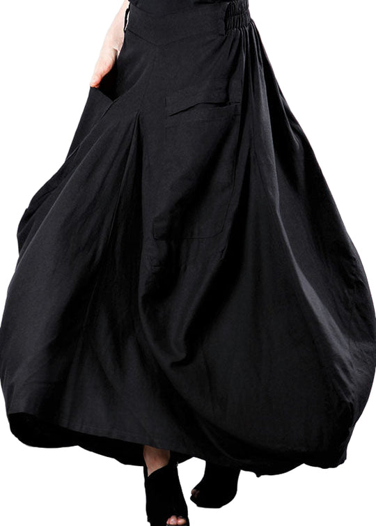 Naisten Talvihame Epäsymmetrinen Muotoilu Taskuilla 0