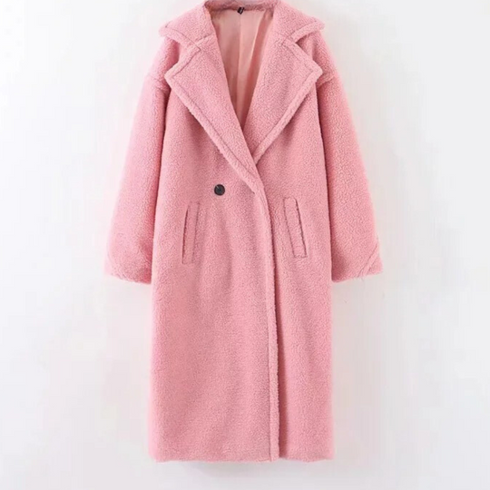 Naisten Talvitakki Fluffy Lämmin Rento 4