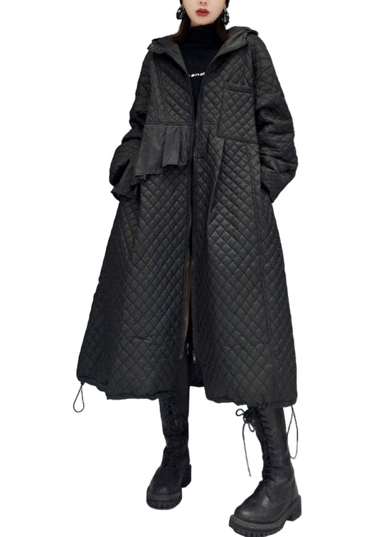 Naisten Talvitakki Huppu ja Taskut 0