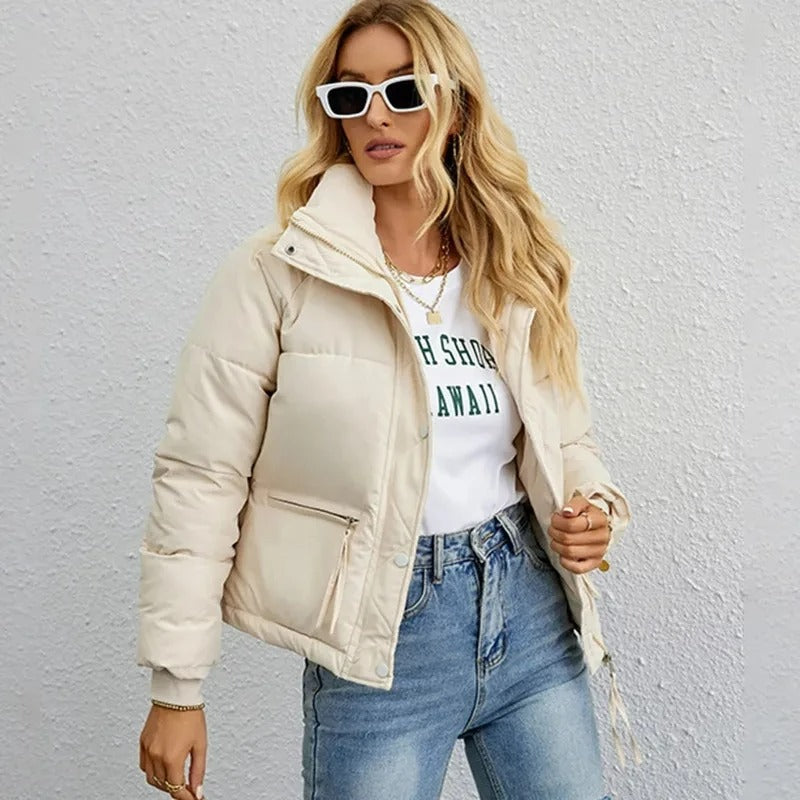 Naisten Talvitakki Moderni Lyhyt Muotoilu 2