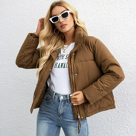 Naisten Talvitakki Moderni Lyhyt Muotoilu 4