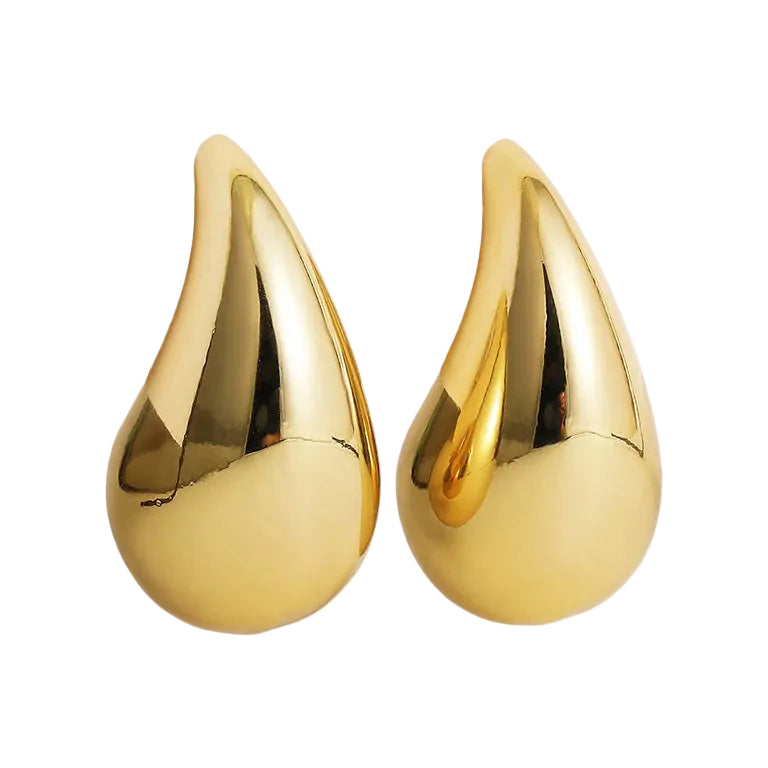 Naisten Teardrop Korvakorut Kimaltelevalla Muotoilulla 0