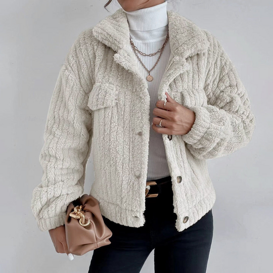 Naisten Teddy Takki – Faux Shearling – Ylipitkä Leikkaus 2