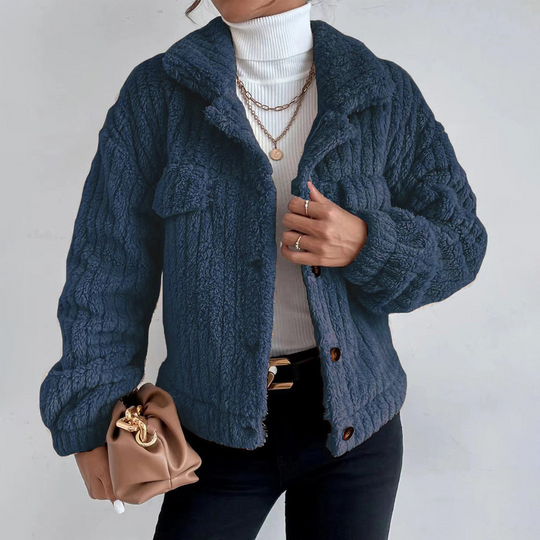 Naisten Teddy Takki – Faux Shearling – Ylipitkä Leikkaus 4