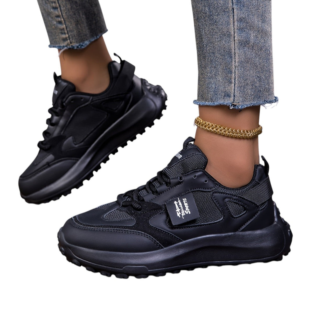 Naisten Trendikkäät Lenkkarit Korkealla Pohjalla Moderni Muotoilu 5