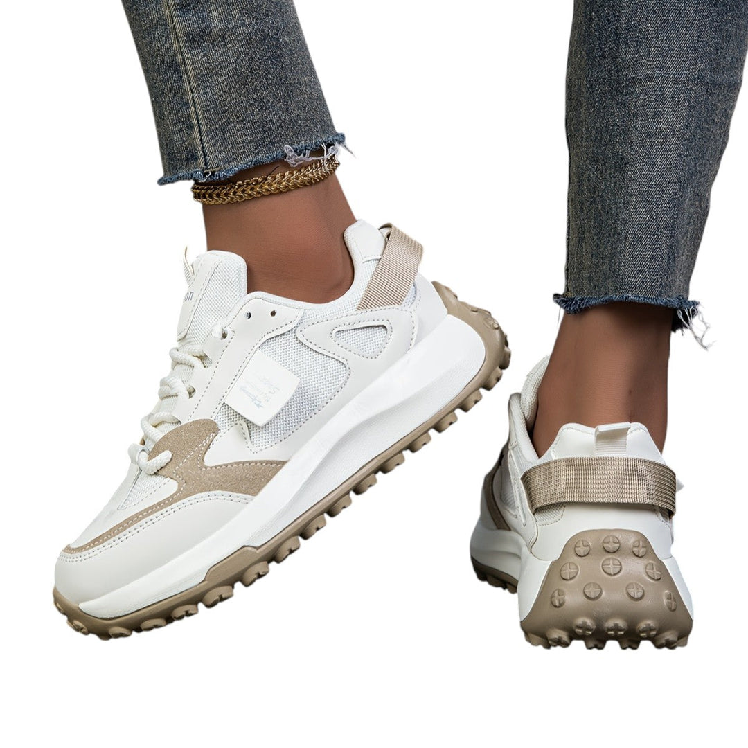 Naisten Trendikkäät Lenkkarit Korkealla Pohjalla Moderni Muotoilu 8