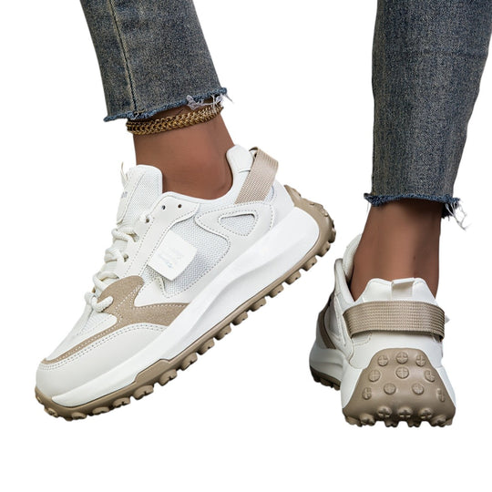 Naisten Trendikkäät Lenkkarit Korkealla Pohjalla Moderni Muotoilu 8