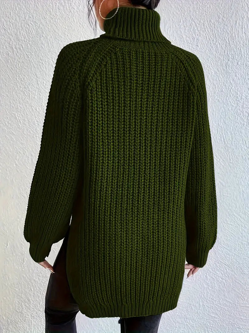 Naisten Turtleneck Neule Premium Puuvillasta 5